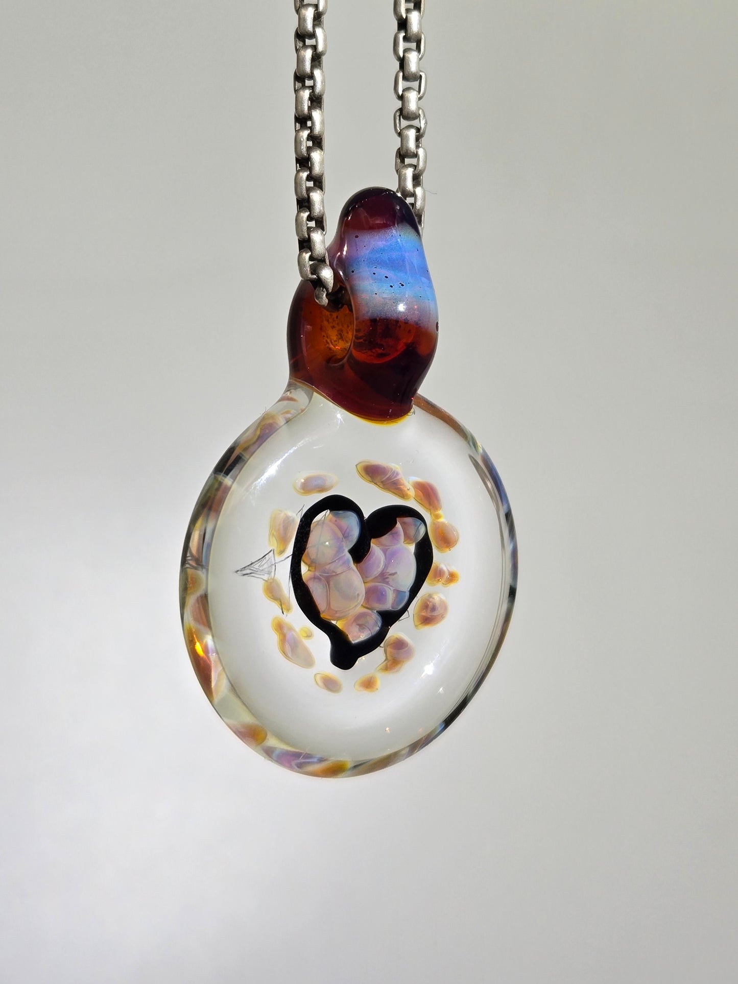 Heart Pendant by Antihero Glass