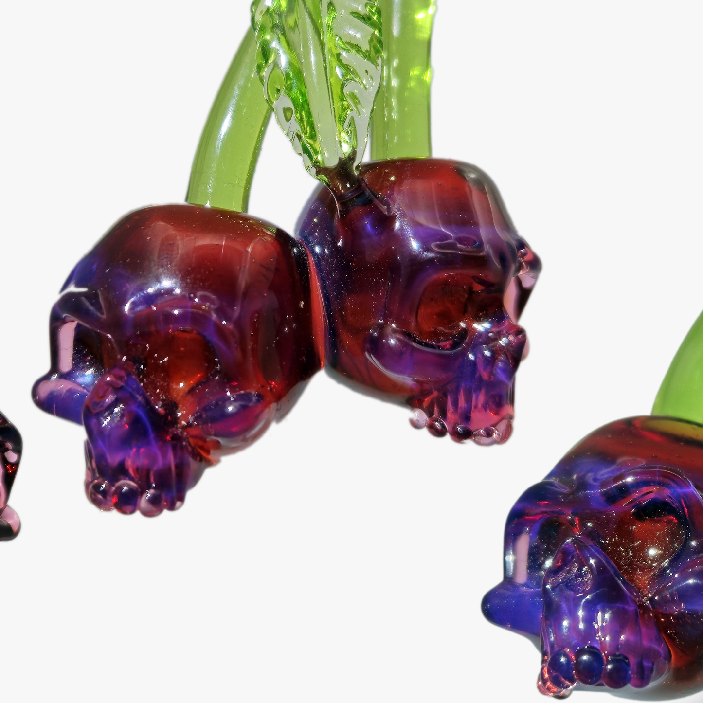 Cherry Skulls pendant by Nathan Belmont