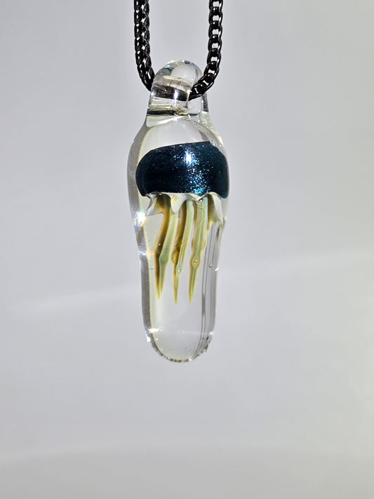 Unobtainium Jellyfish Pendant by Antihero Glass