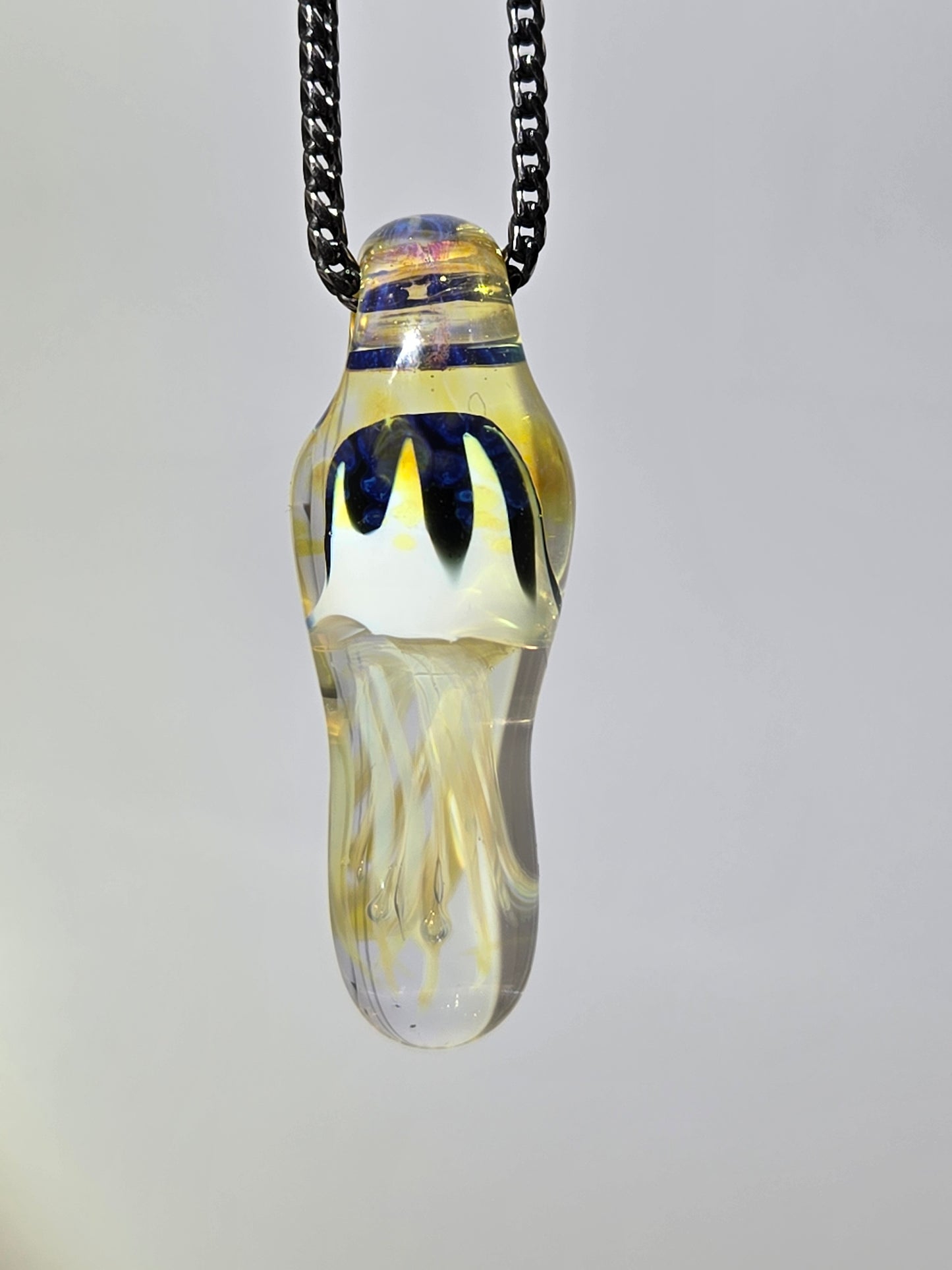 Exotic Starcap Jellyfish Pendant by Antihero Glass