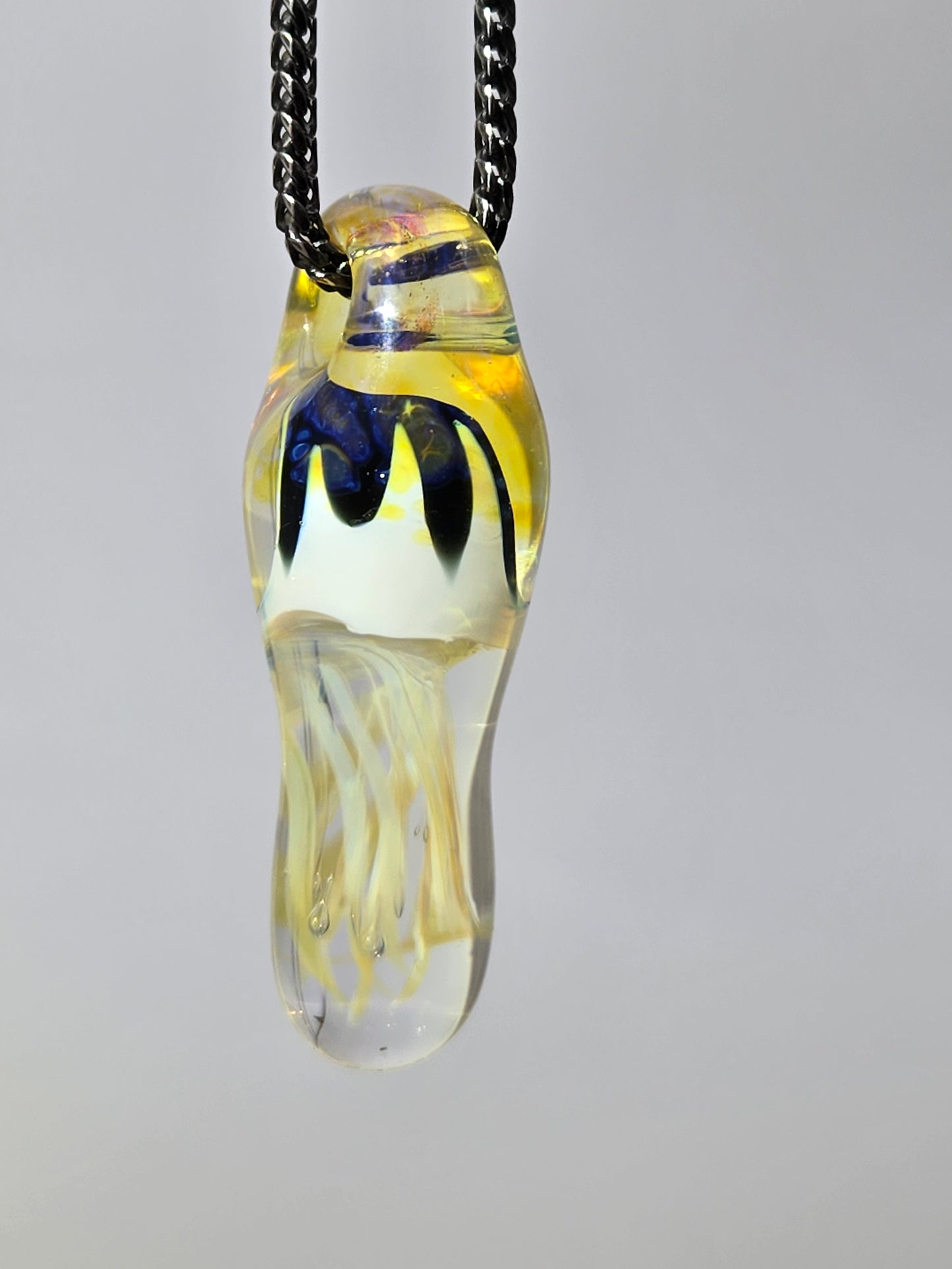 Exotic Starcap Jellyfish Pendant by Antihero Glass