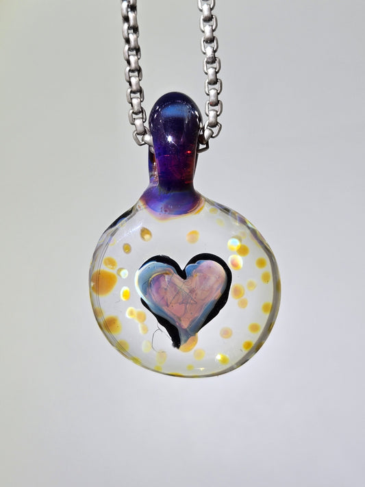 Heart Pendant by Antihero Glass