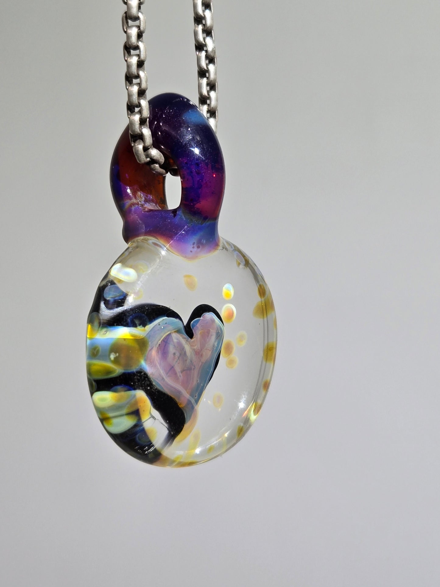 Heart Pendant by Antihero Glass