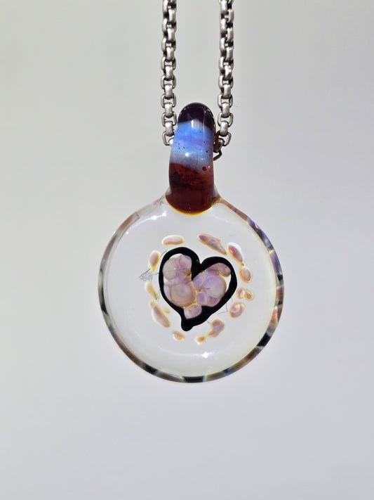 Heart Pendant by Antihero Glass