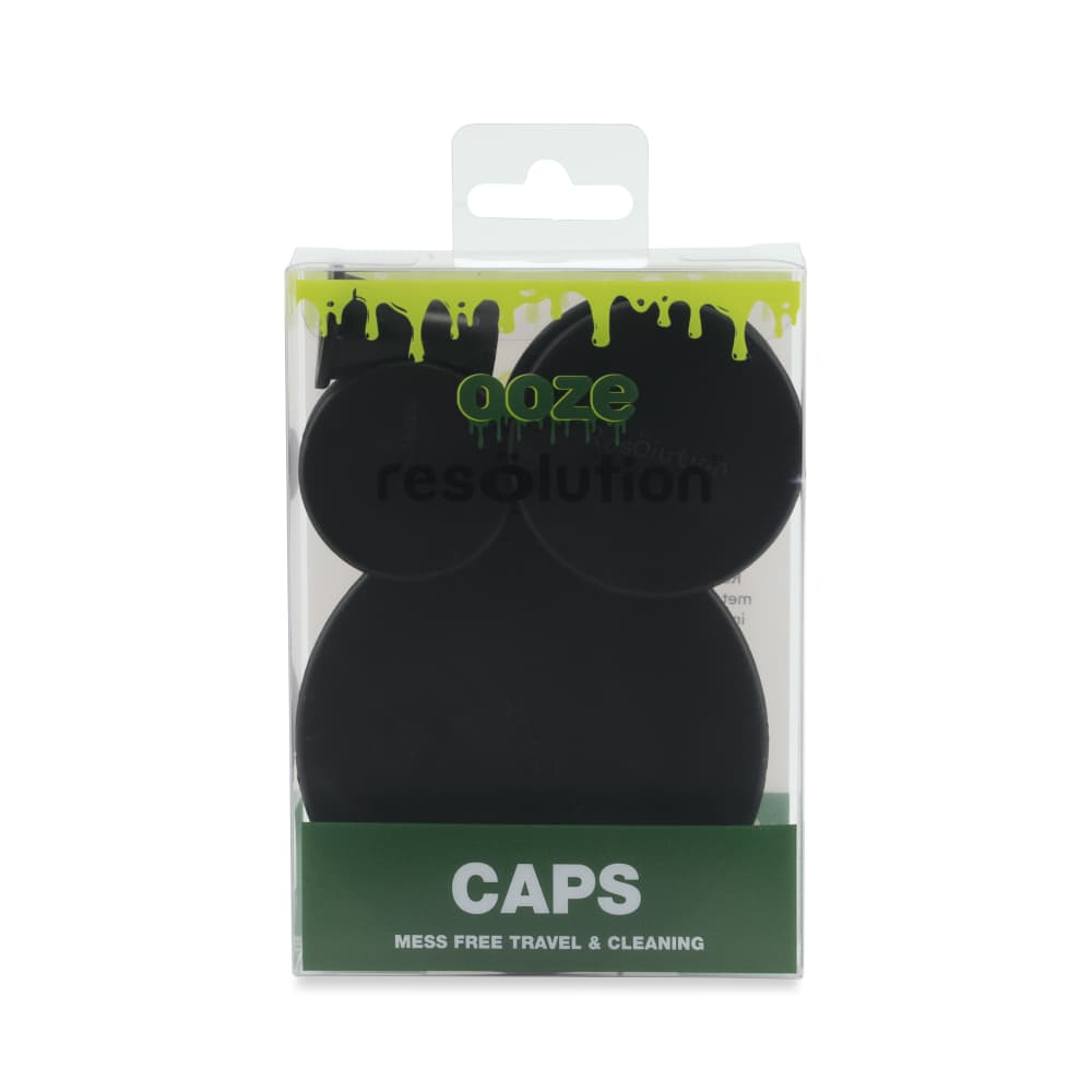 Ooze Resolution Glass Cleaner Caps (Black)