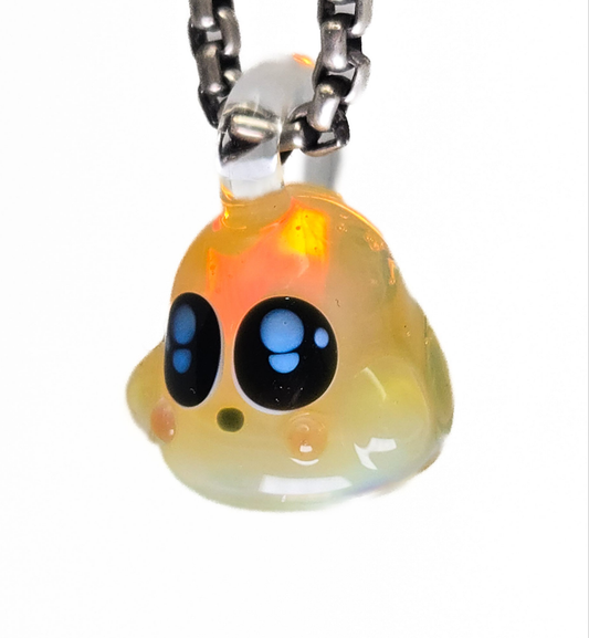 Yellow/Orange Boo-ty pendant