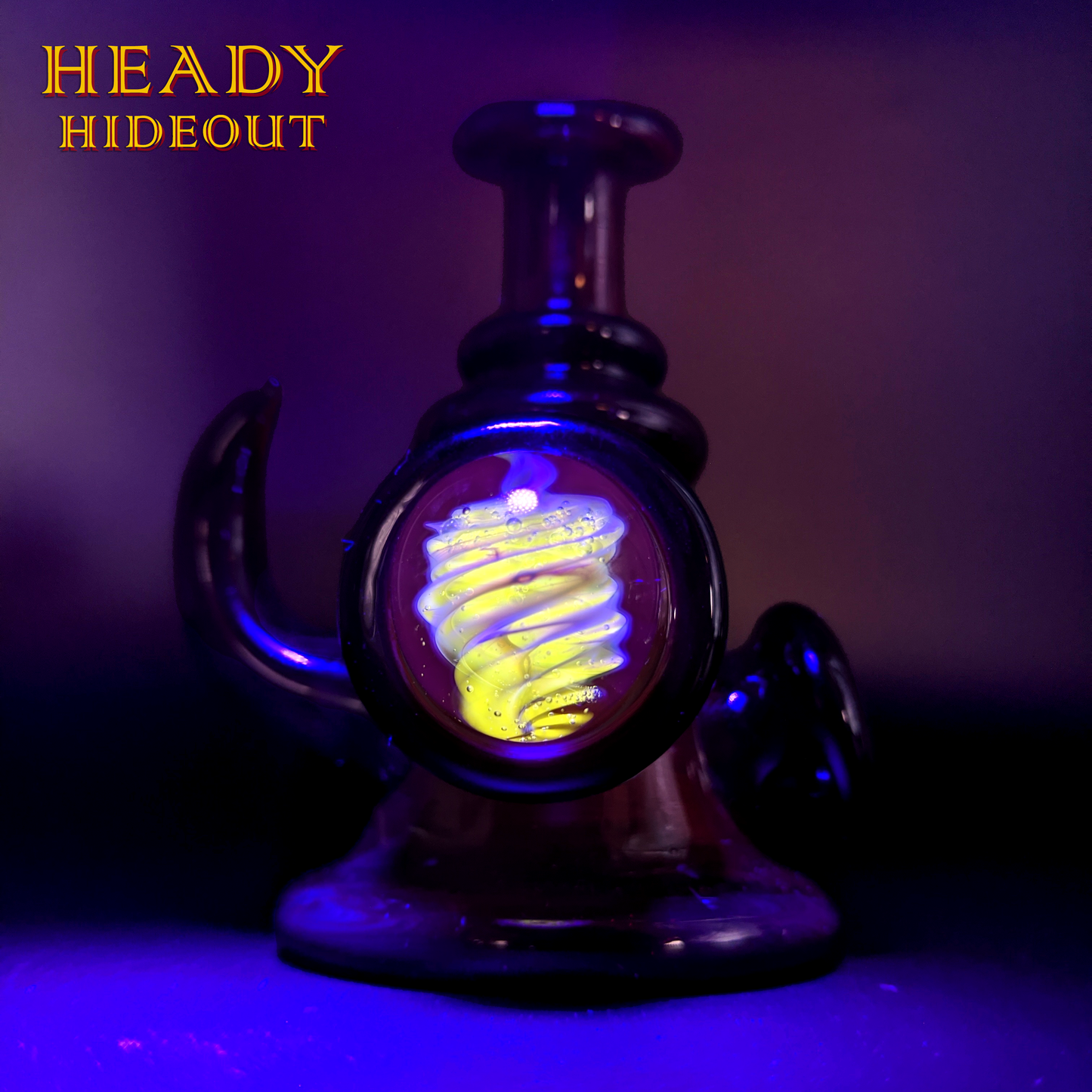 Red Mini Rig with UV Implosion by Madtips (10mm)