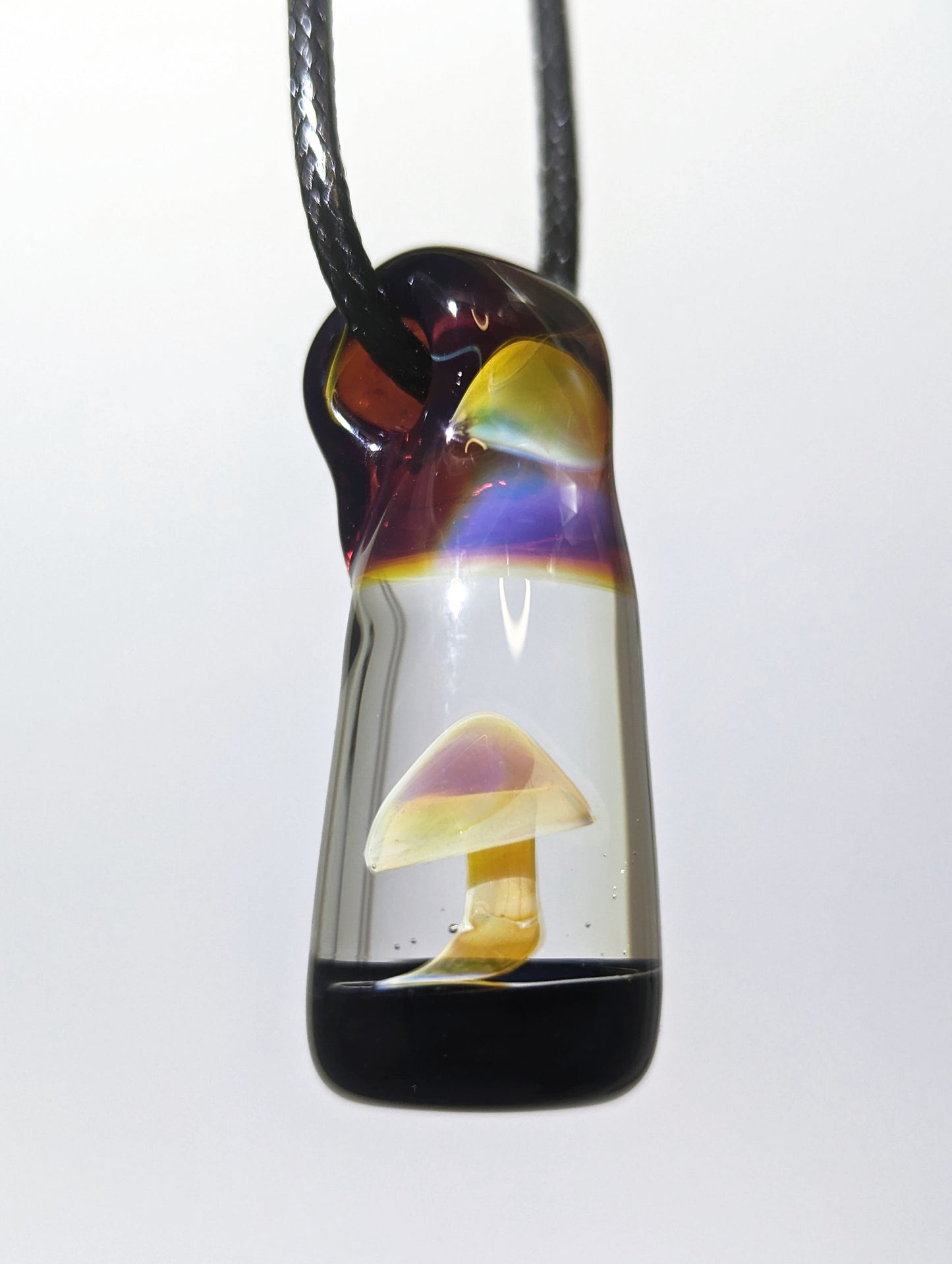 Mushroom Implosion Pendant by Antihero Glass