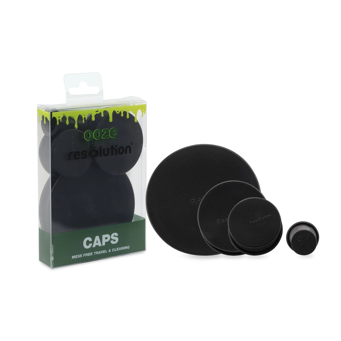 Ooze Resolution Glass Cleaner Caps (Black)